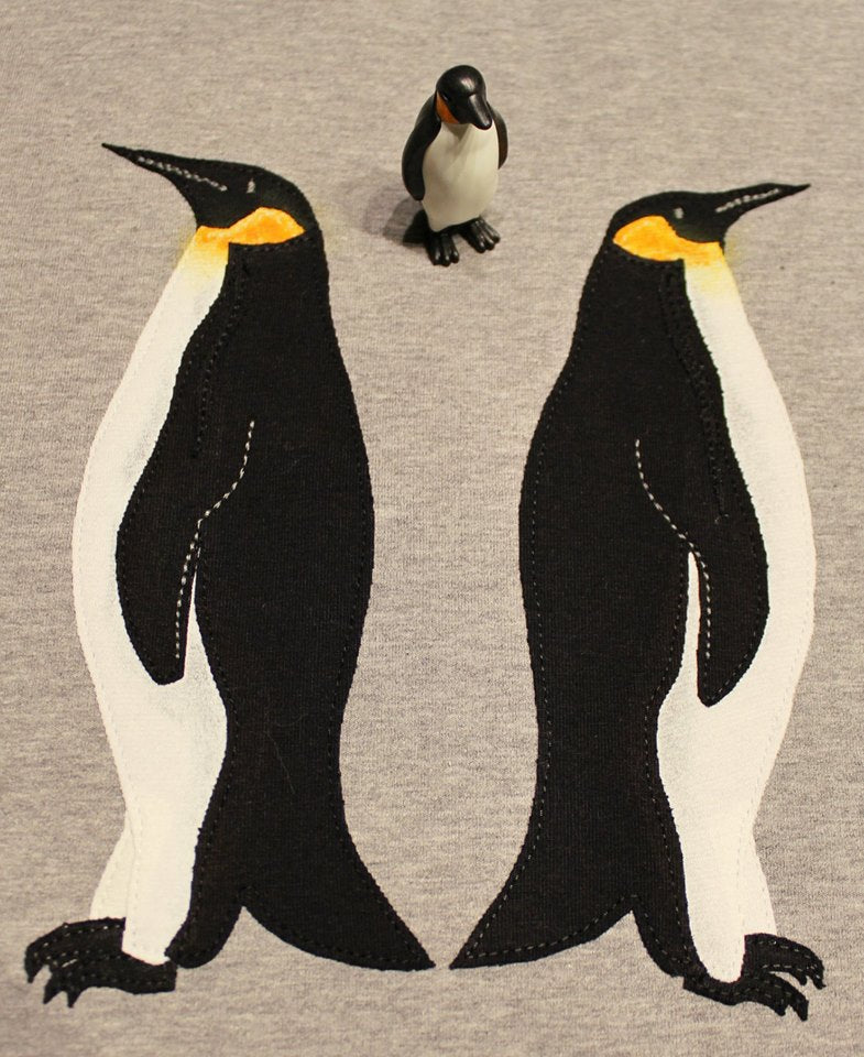 Applikationsvorlage Pinguin-Papa