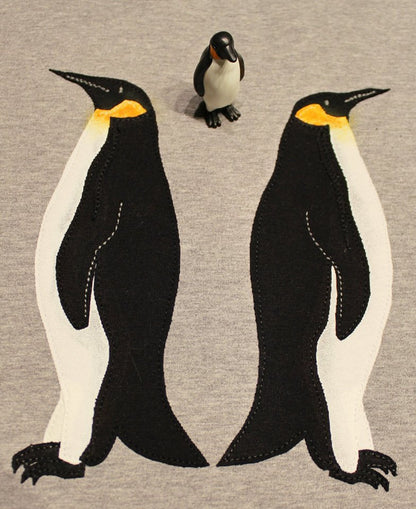 Applikationsvorlage Pinguin-Papa