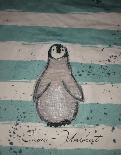 Applikationsvorlage Pinguin-Baby