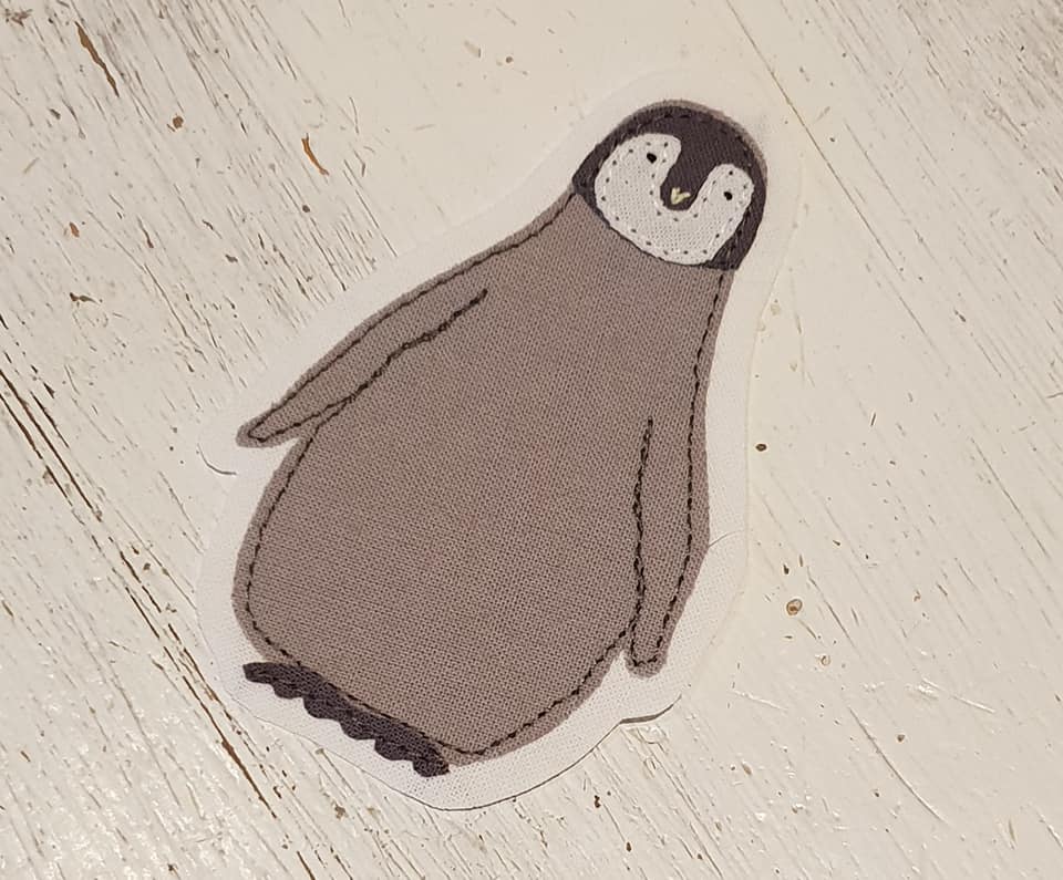 Applikationsvorlage Pinguin-Baby