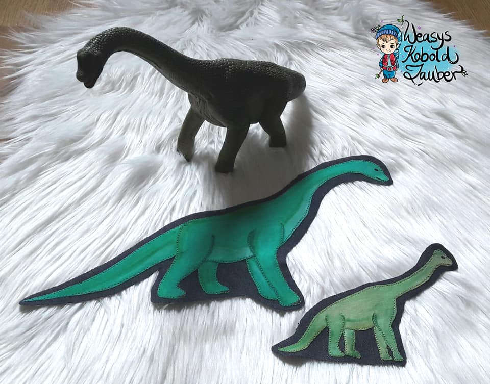 Applikationsvorlage Brachiosaurus Jungtier