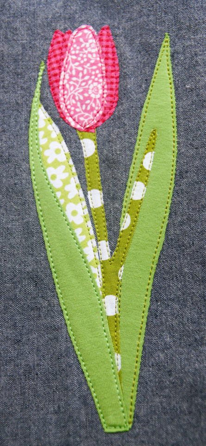 Applikationsvorlage Tulpen