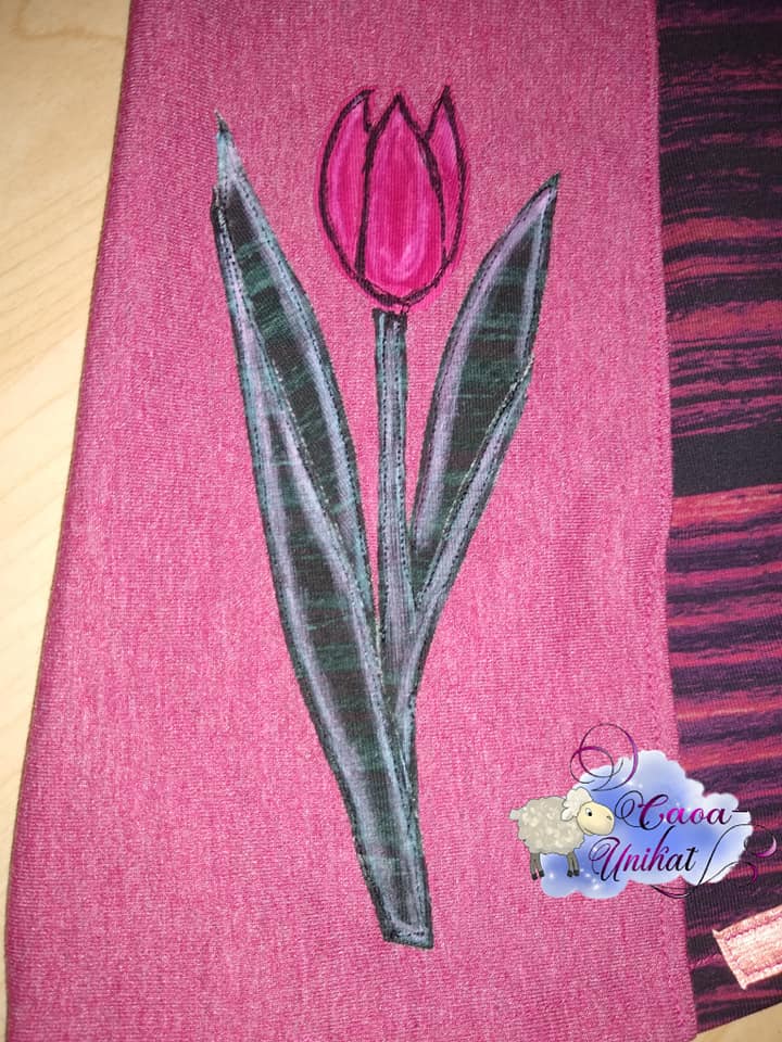 Applikationsvorlage Tulpen