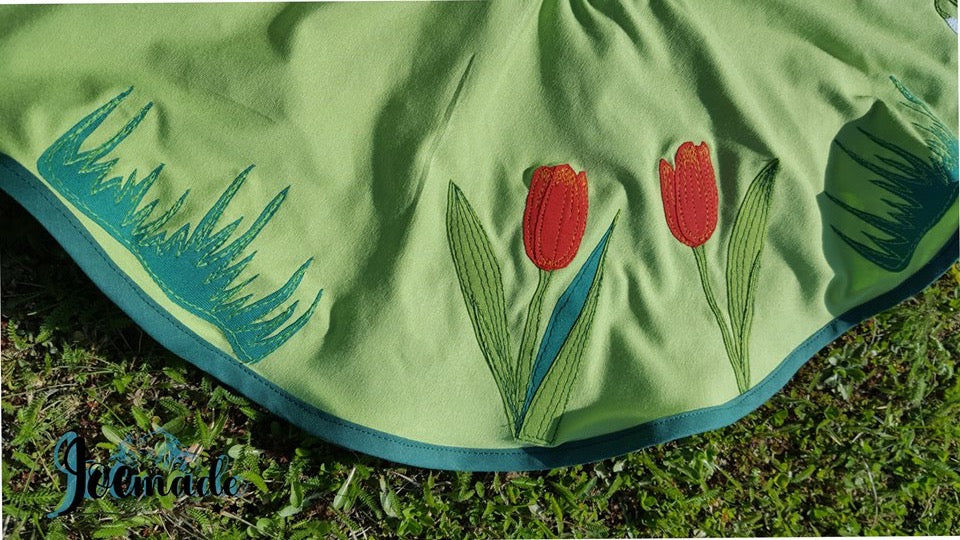 Applikationsvorlage Tulpen