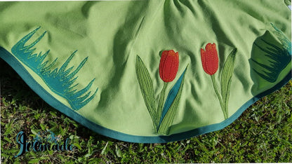 Applikationsvorlage Tulpen