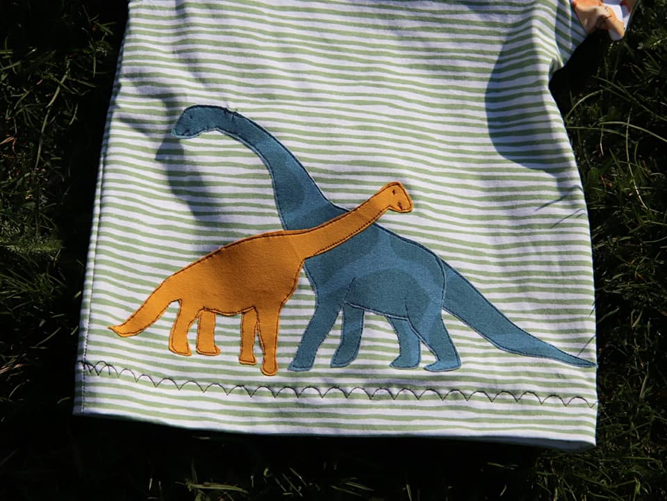 Applikationsvorlage Brachiosaurus Jungtier