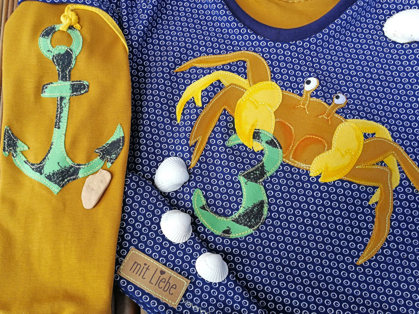 Applikationsvorlage Krabbe