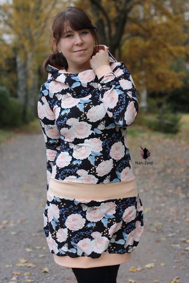 Vinterglädjen - Hoodiekleid, Hoodie, Rock Gr. 30-44