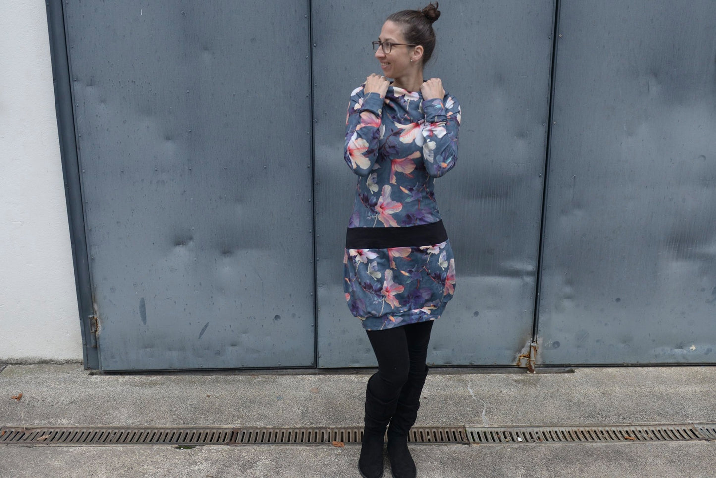 Vinterglädjen - Hoodiekleid, Hoodie, Rock Gr. 30-44