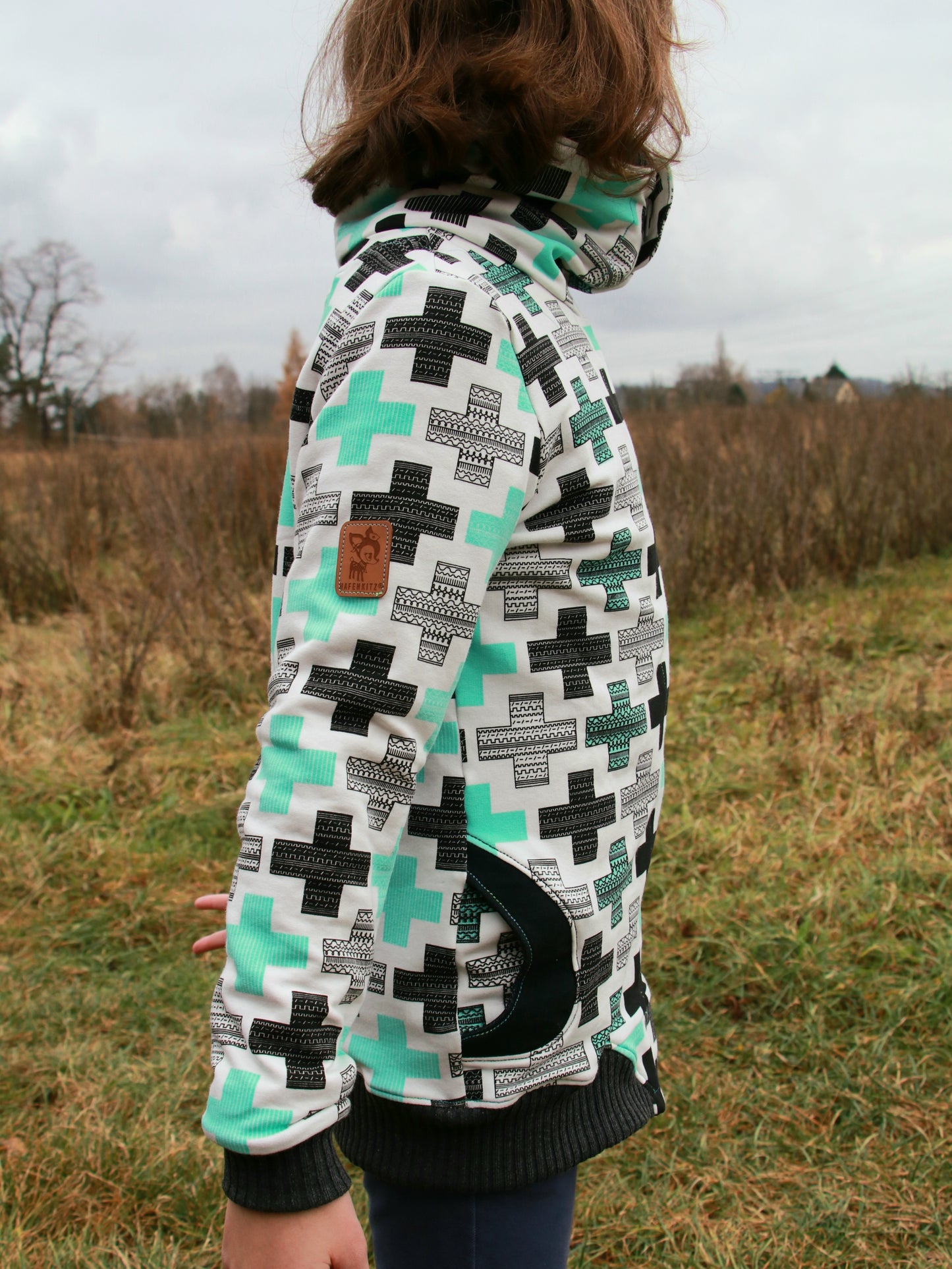 lilla Frostknöl - Kinder Sweatjacke Gr. 74-164