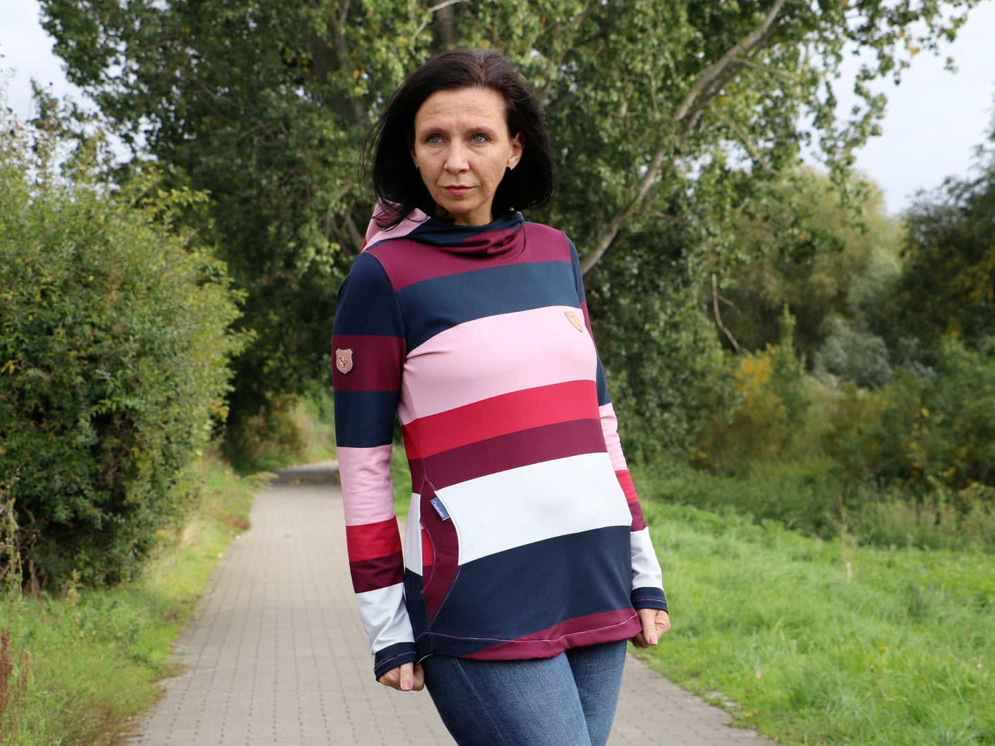 Fjäder - Shirt, Hoodie, Longhoodie, Hoodiekleid Gr. 30-50