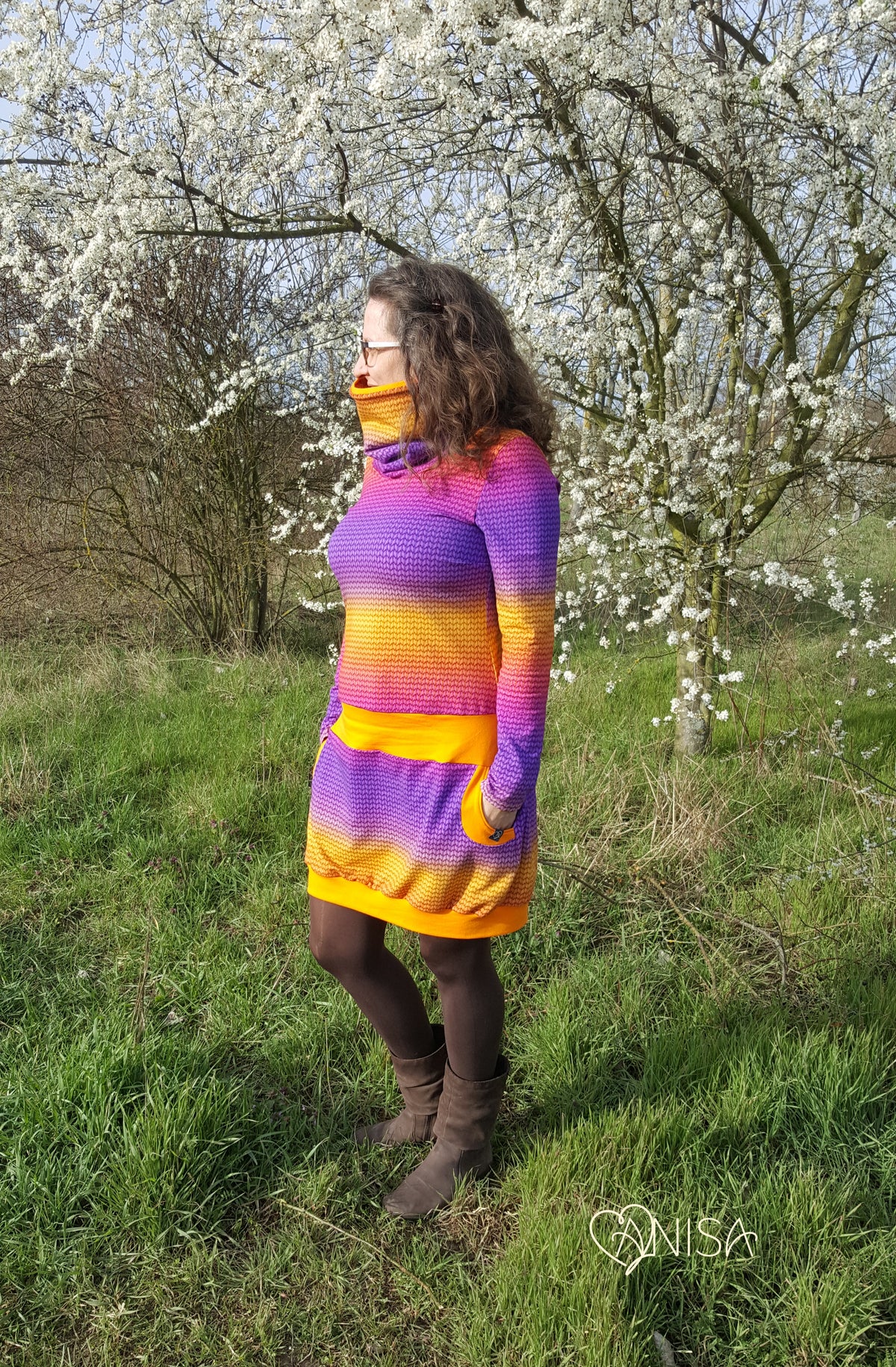 Vinterglädjen - Hoodiekleid, Hoodie, Rock Gr. 30-44
