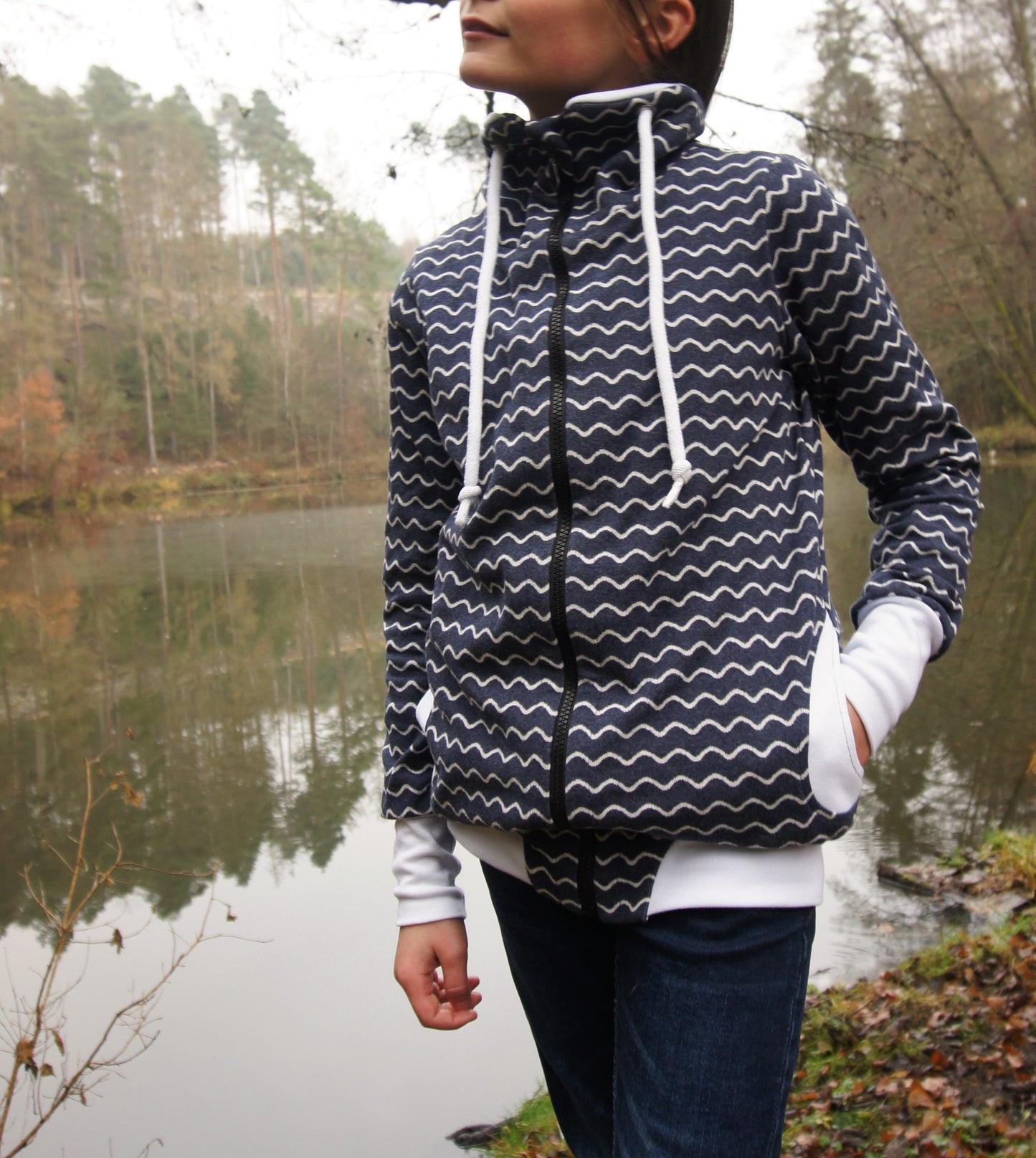 lilla Frostknöl - Kinder Sweatjacke Gr. 74-164