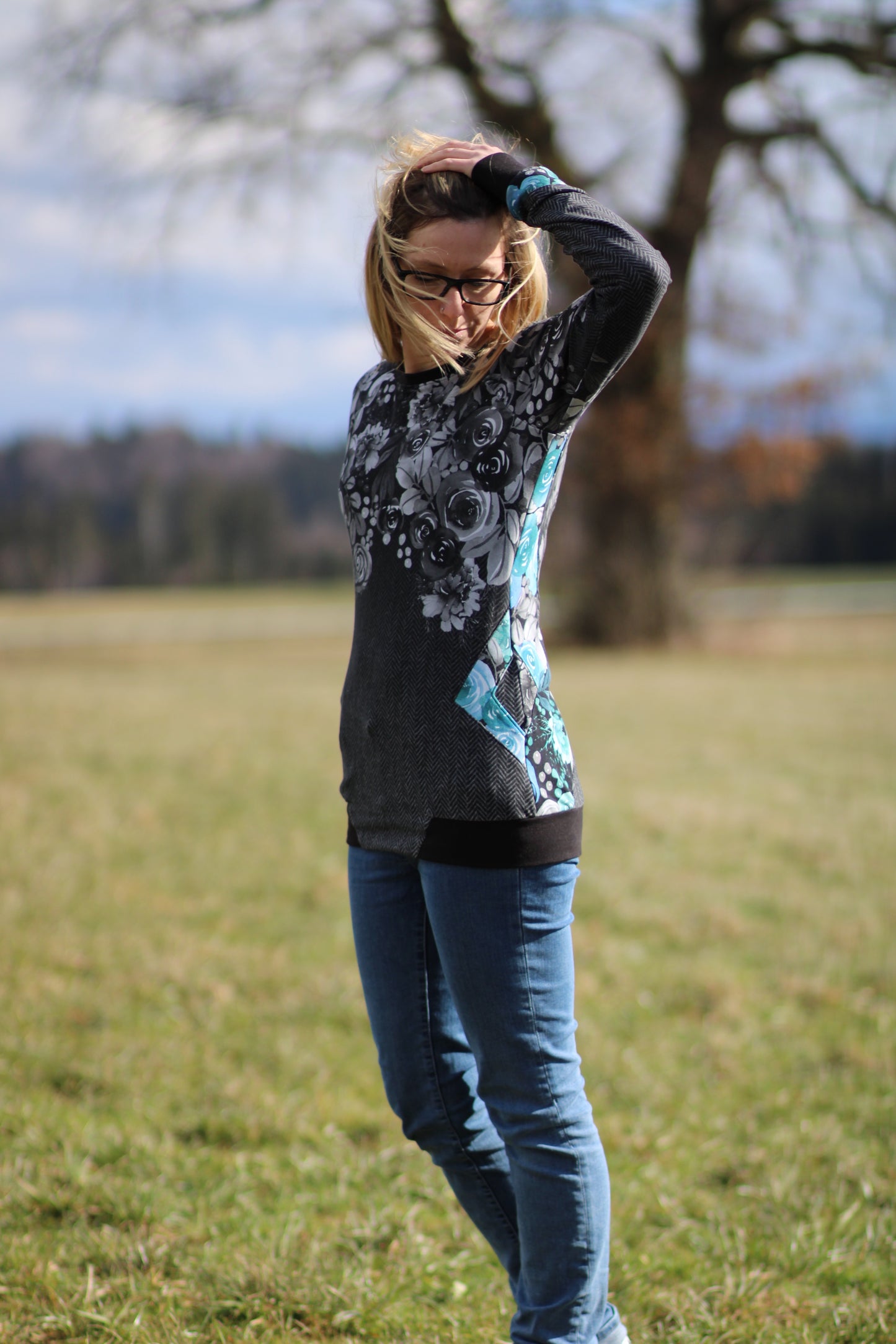 Popväska - Raglan Pulli, Hoodie, Shirt Gr. 30-48