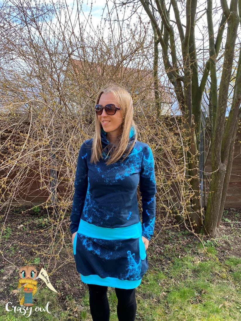 Vinterglädjen - Hoodiekleid, Hoodie, Rock Gr. 30-44
