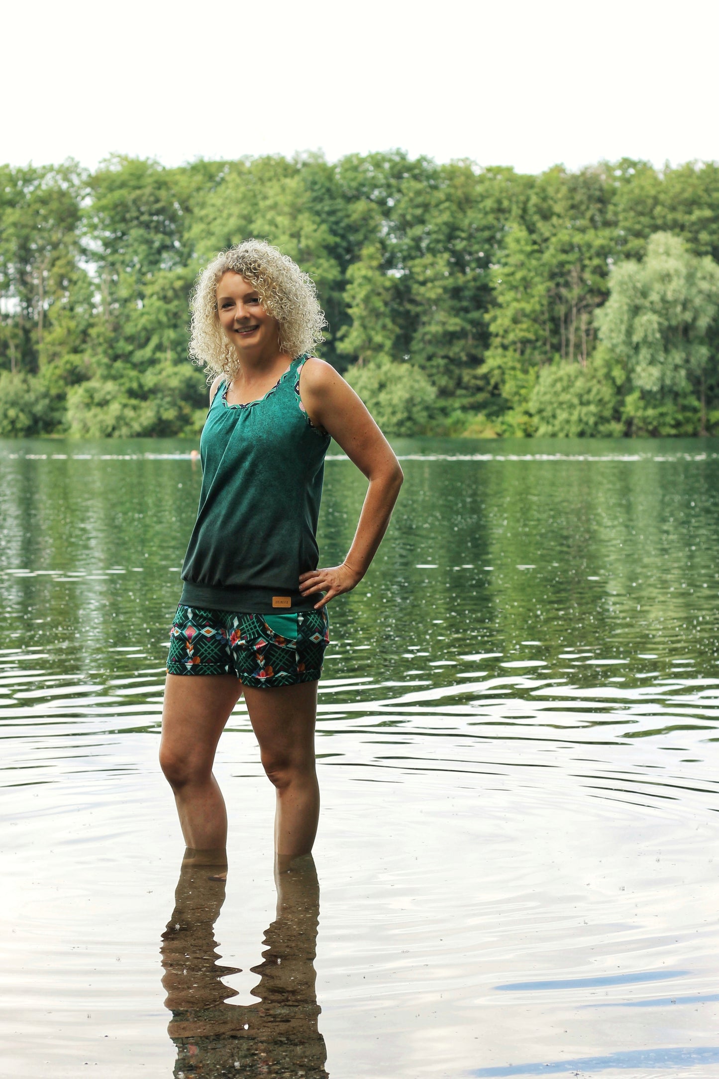 Stjärnfall - Top, Ballonkleid, Kleid mit Racerback Gr. 30-48