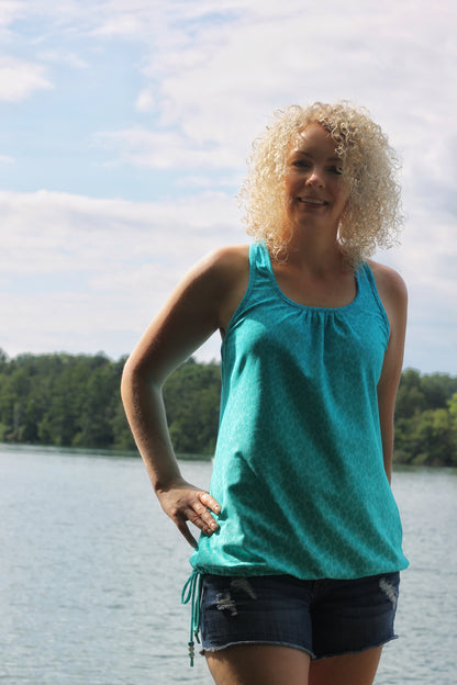 Stjärnfall - Top, Ballonkleid, Kleid mit Racerback Gr. 30-48