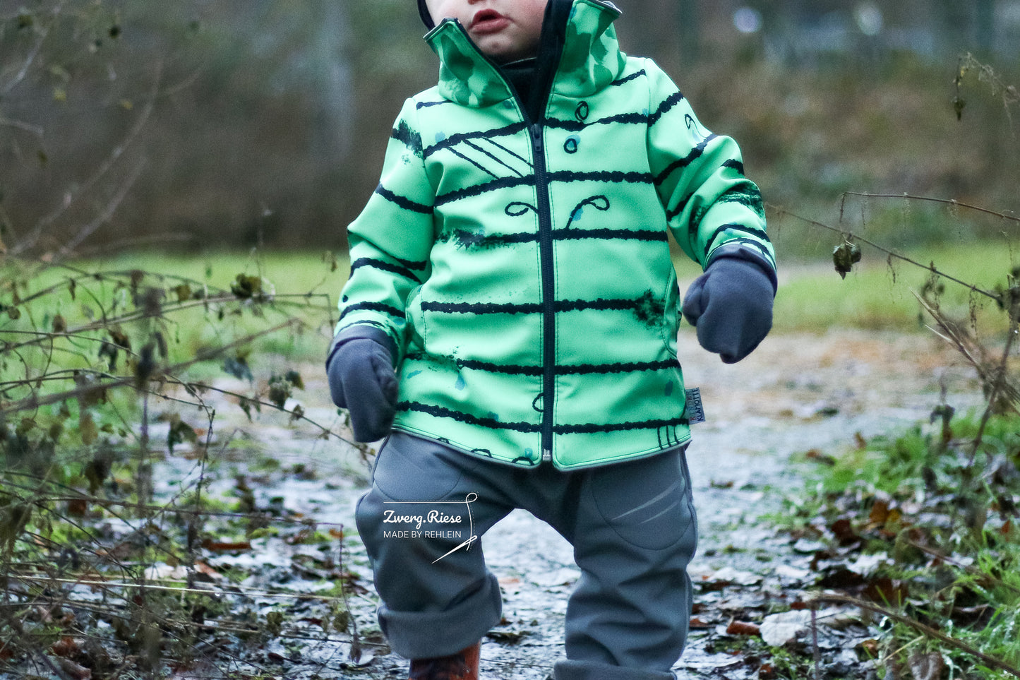 Lilla Vinter Frostknöl - Softshelljacke, Draußenjacke, Walkjacke, Winterjacke für Kinder Gr. 74-164