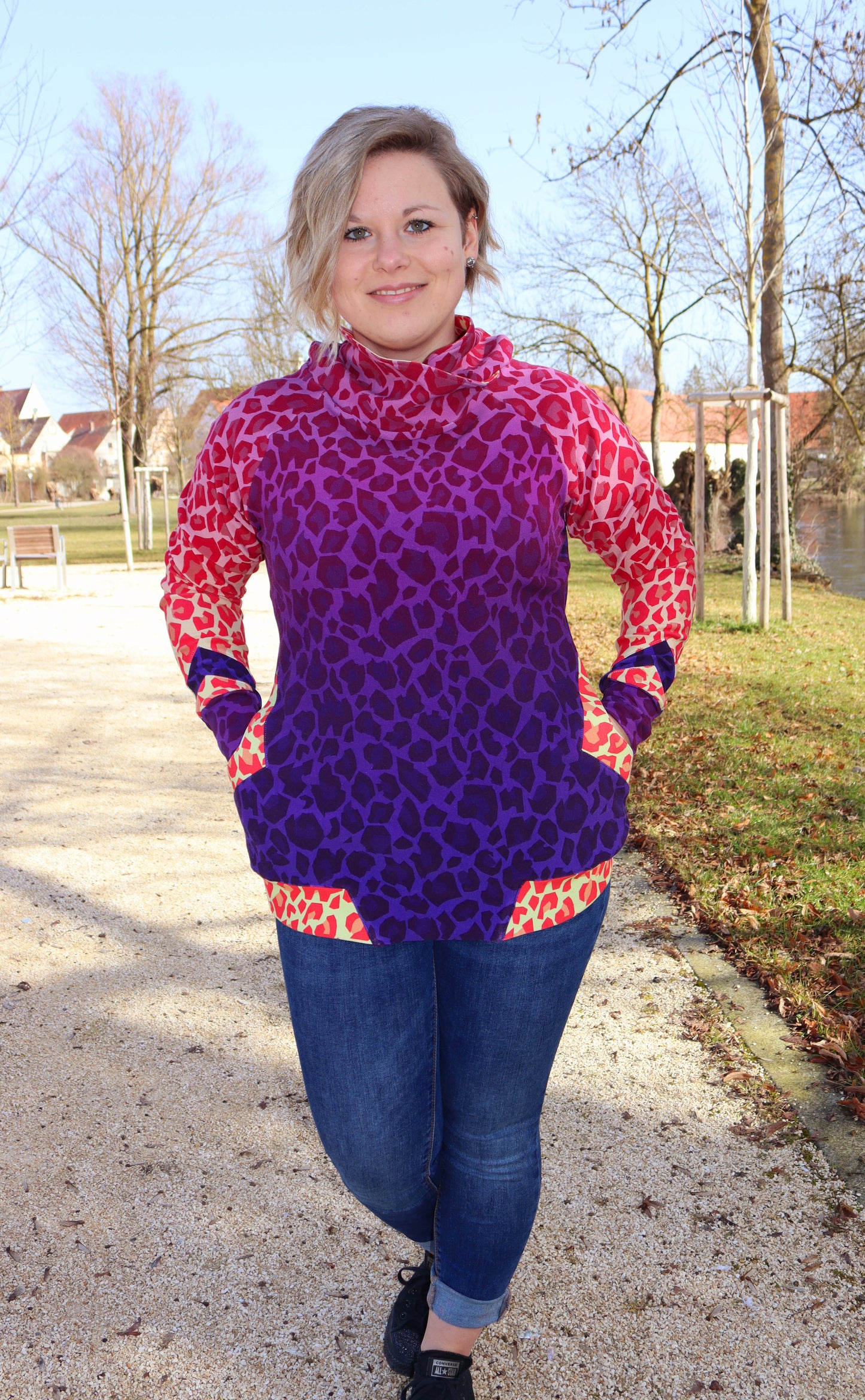 Popväska - Raglan Pulli, Hoodie, Shirt Gr. 30-48
