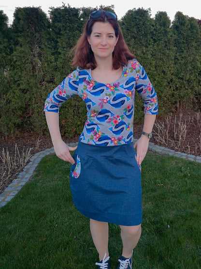 Höstglädjen - Longsleeve, Kleid, Rock Gr. 30-44