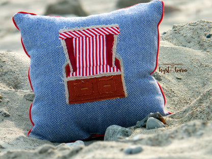 Applikationsvorlage Strandkorb frontal