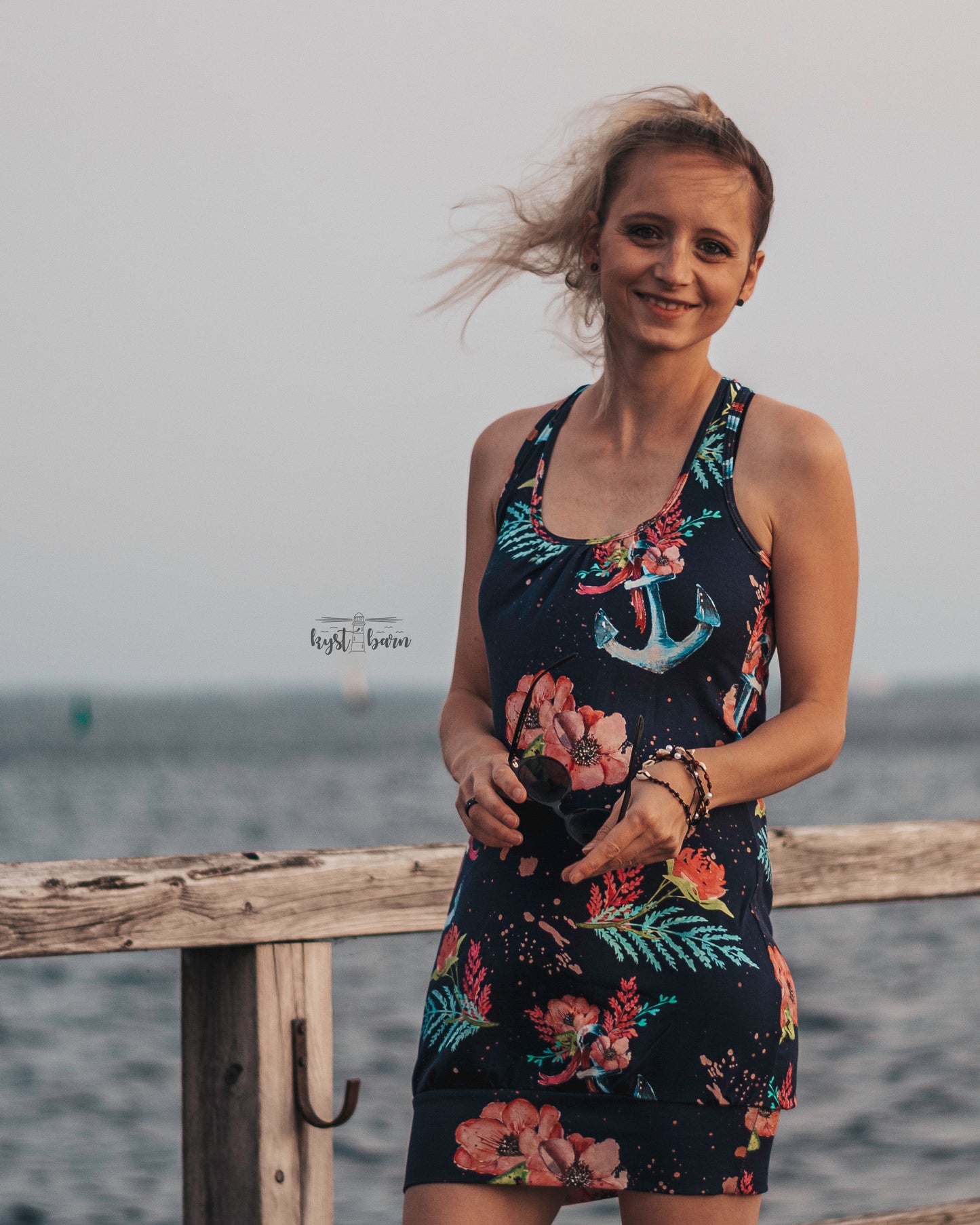 Stjärnfall - Top, Ballonkleid, Kleid mit Racerback Gr. 30-48