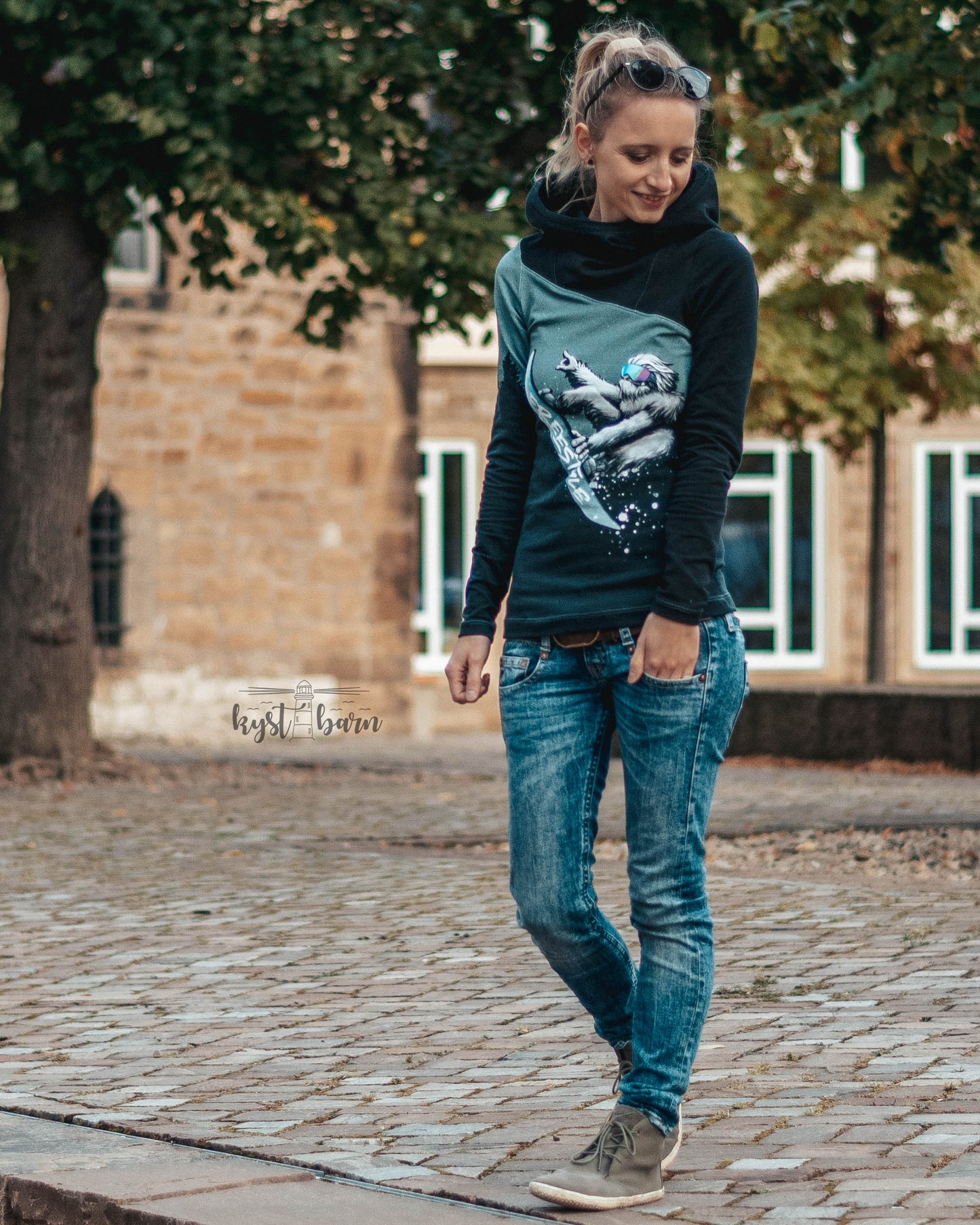 Hej Tjej! - Hoodie Gr. 30-48