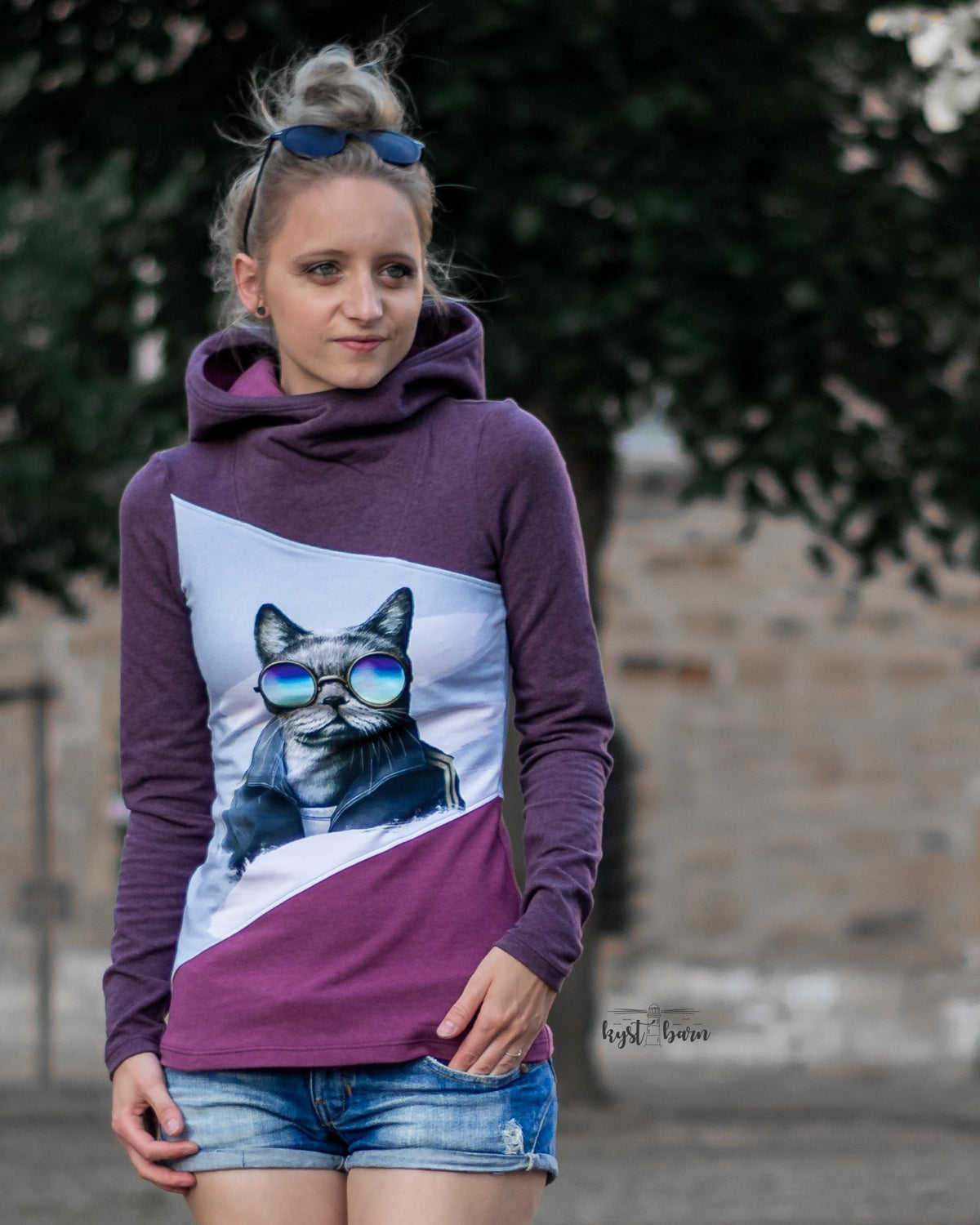 Hej Tjej! - Hoodie Gr. 30-48