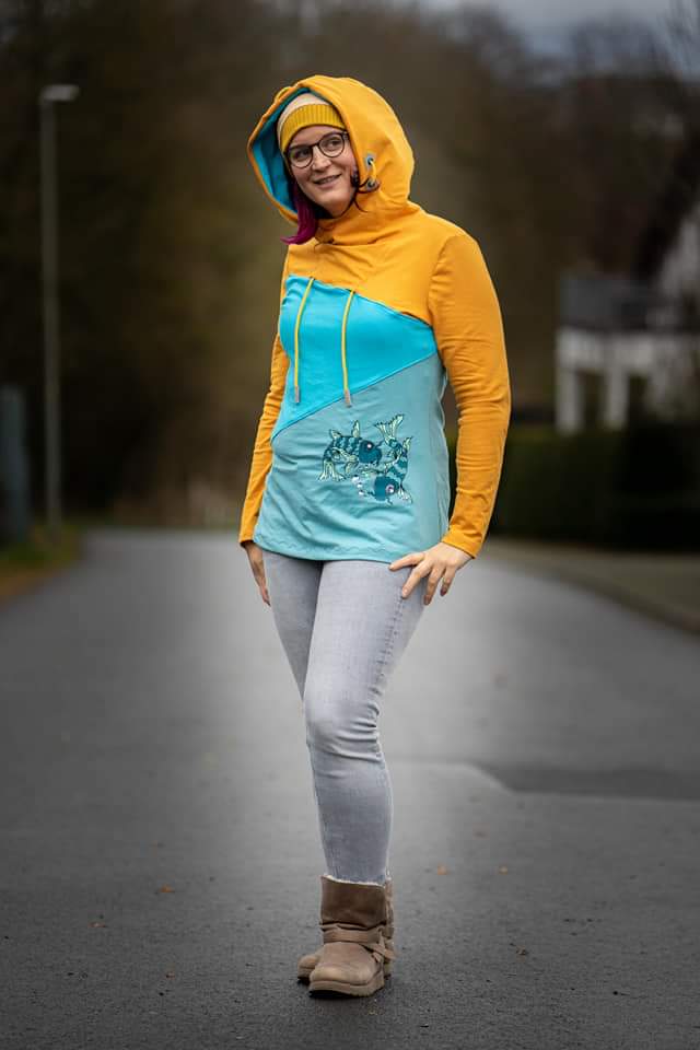 Hej Tjej! - Hoodie Gr. 30-48