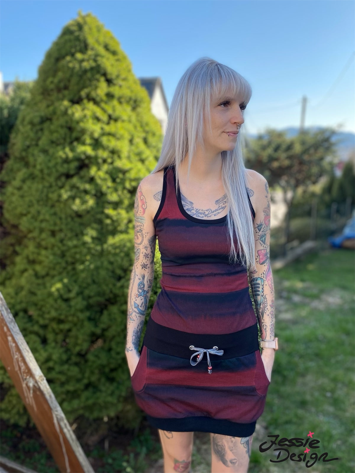 Sommarglädjen - Ballonkleid, Top, Rock Gr. 30-44