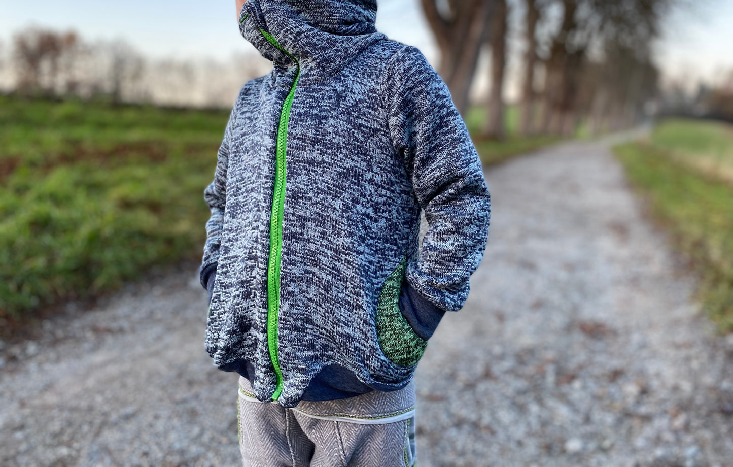 lilla Frostknöl - Kinder Sweatjacke Gr. 74-164