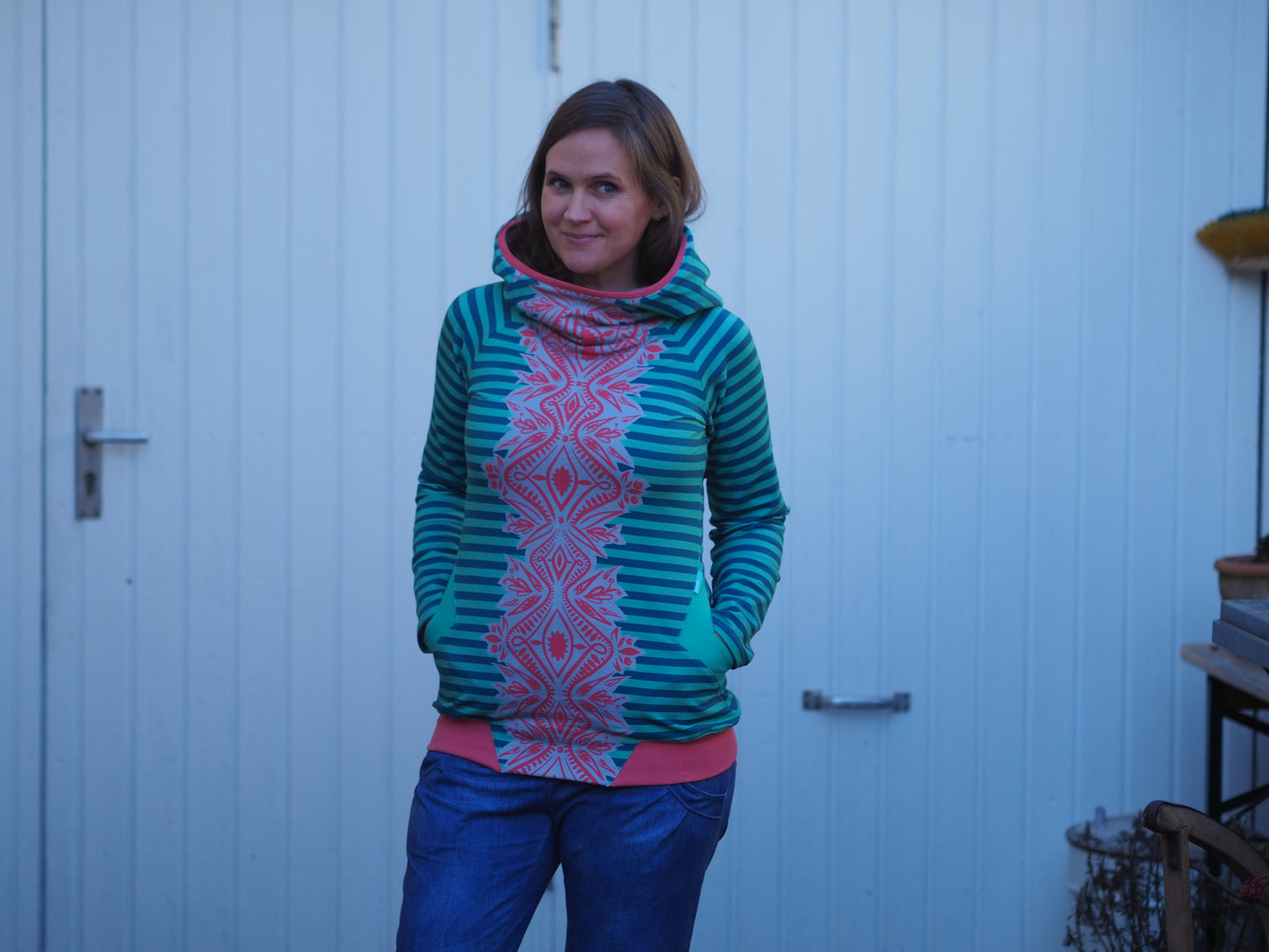 Popväska - Raglan Pulli, Hoodie, Shirt Gr. 30-48