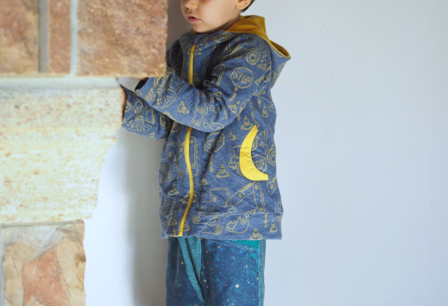 lilla Frostknöl - Kinder Sweatjacke Gr. 74-164