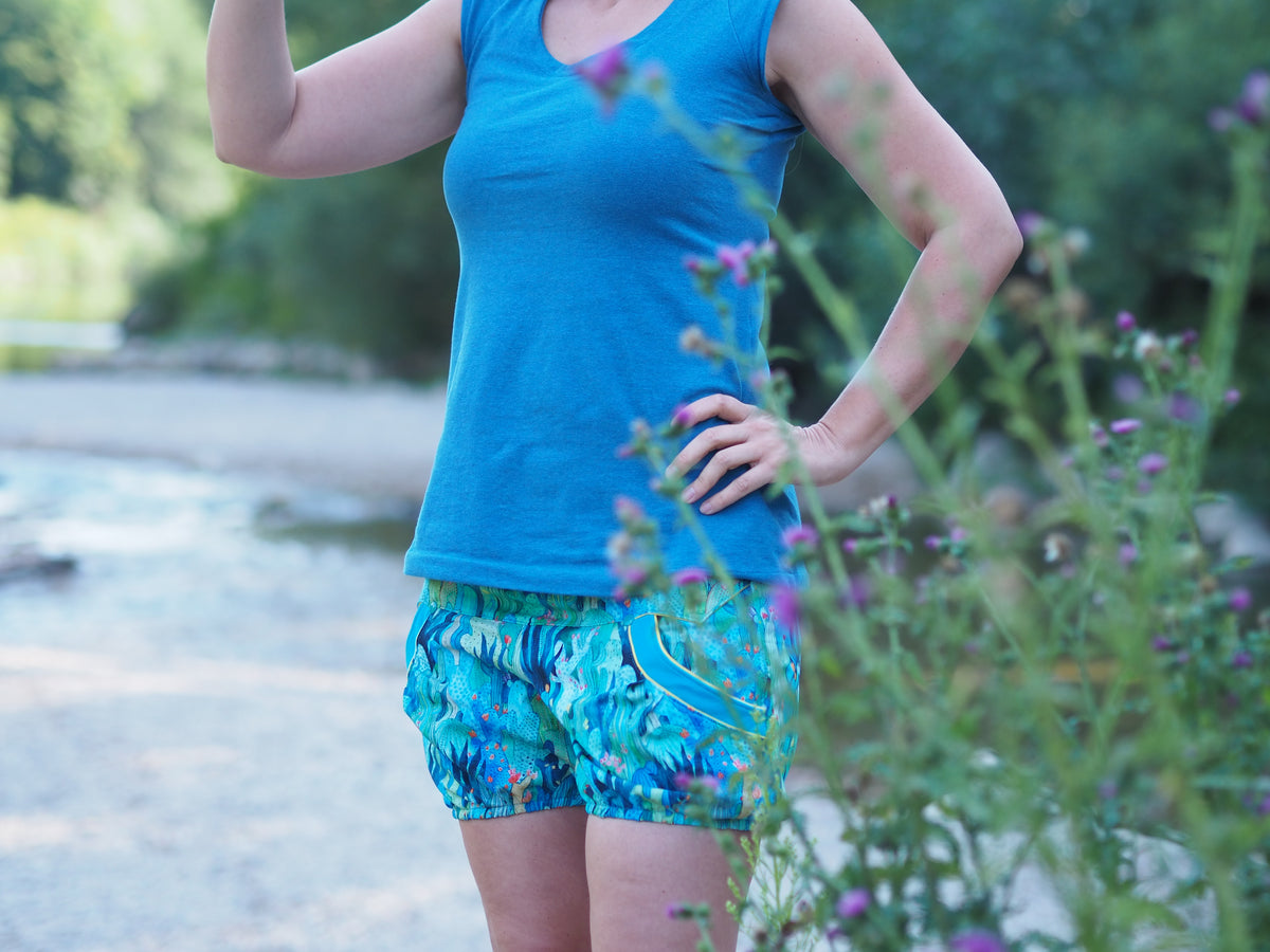 Plüschmors -  kurze Pumphose Gr. 30-46
