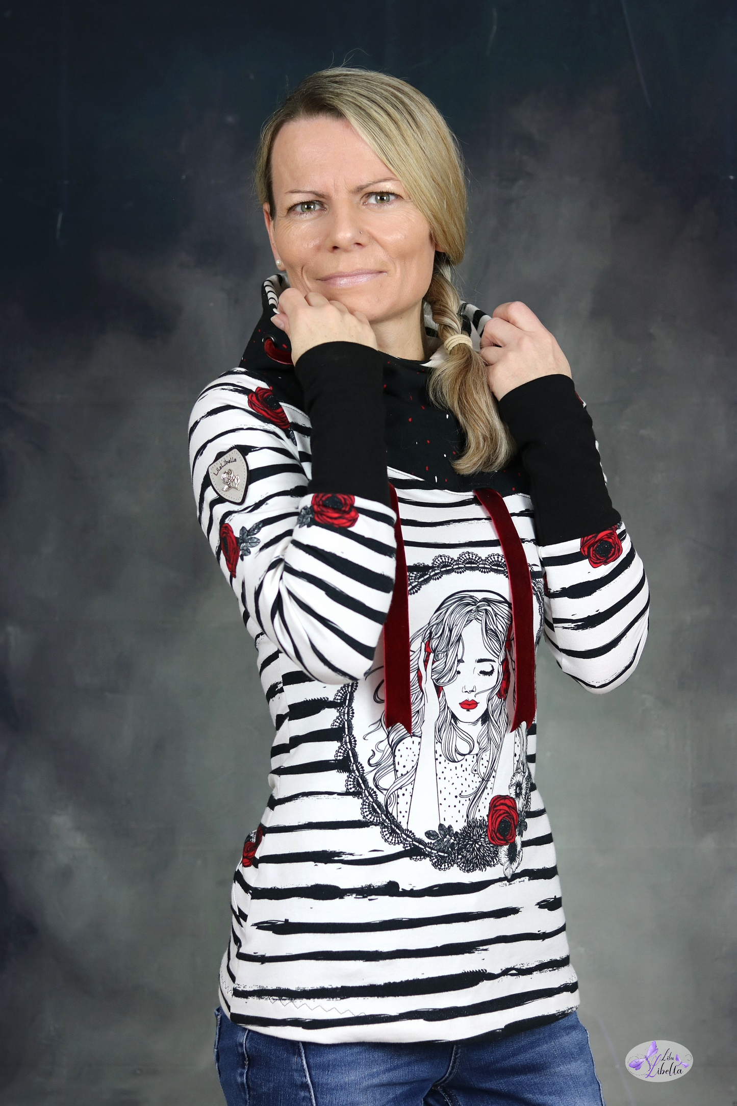 Hej Tjej! - Hoodie Gr. 30-48