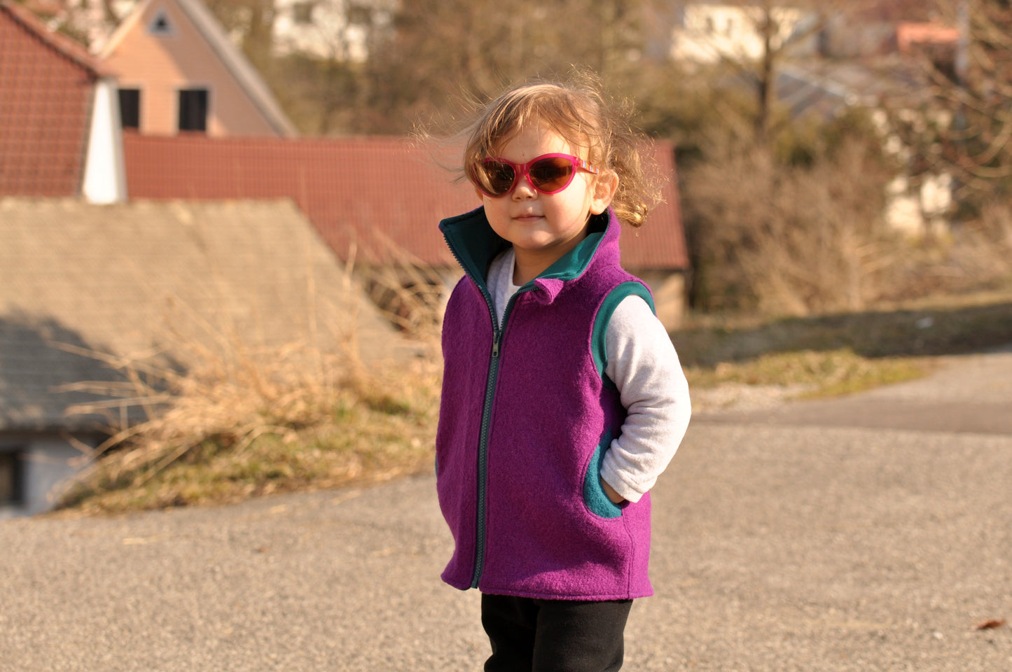 lilla Frostväst - Kinderweste Gr. 74-164