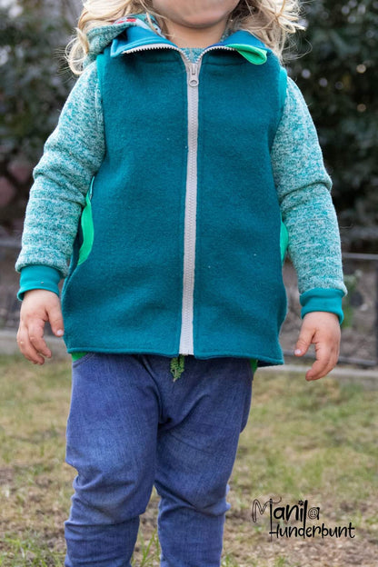 lilla Frostväst - Kinderweste Gr. 74-164