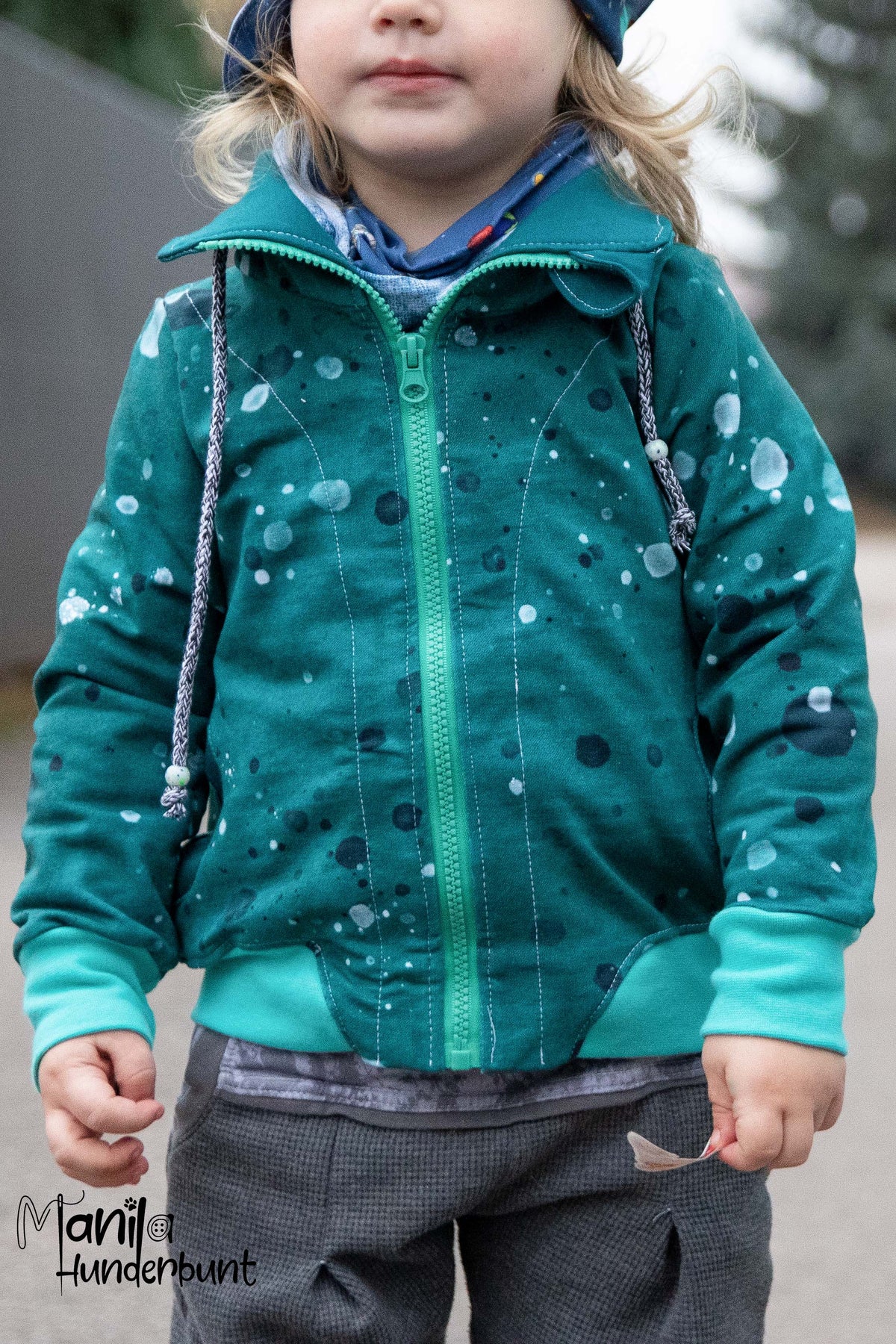 lilla Frostknöl - Kinder Sweatjacke Gr. 74-164