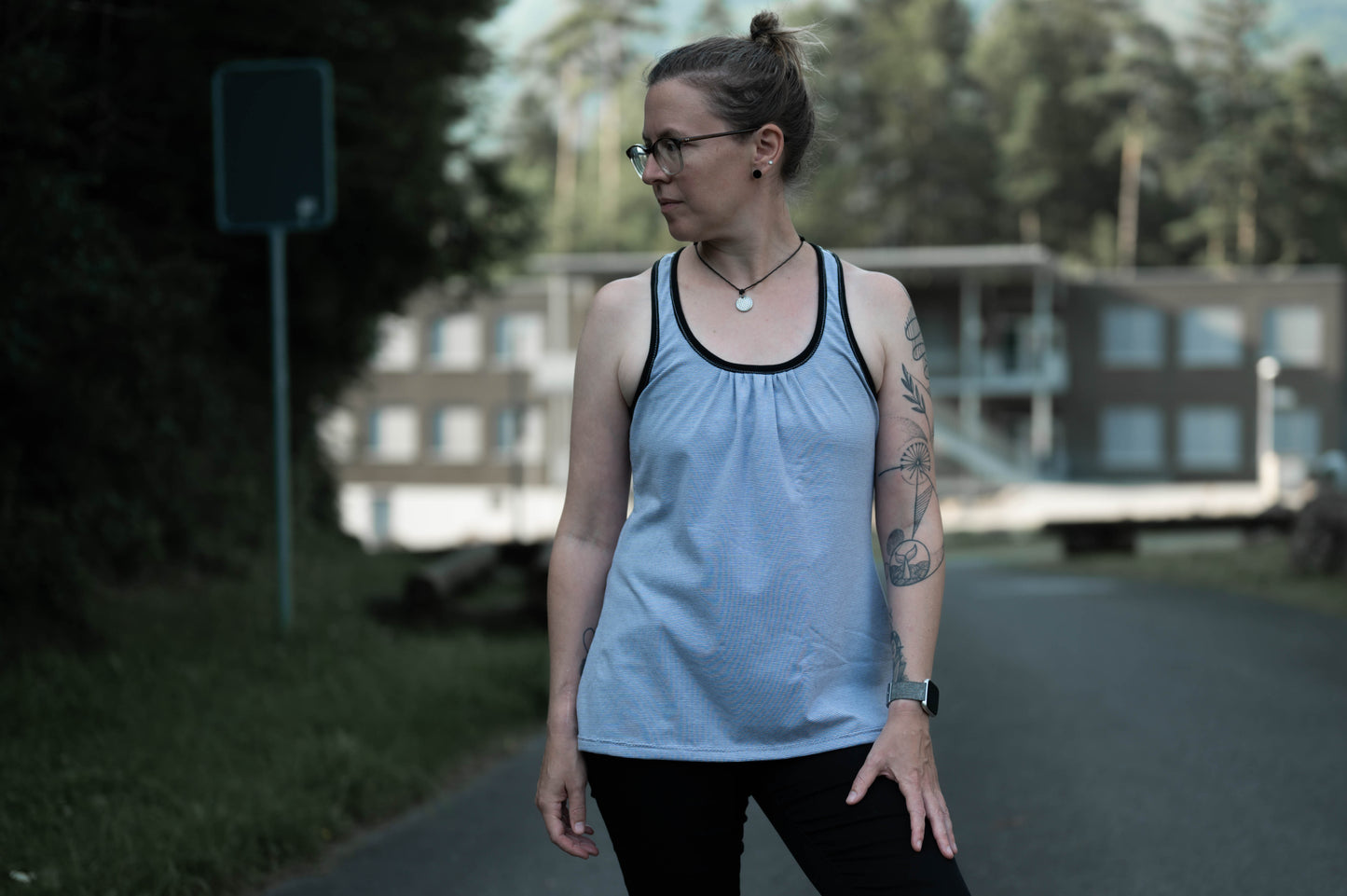 Stjärnfall - Top, Ballonkleid, Kleid mit Racerback Gr. 30-48