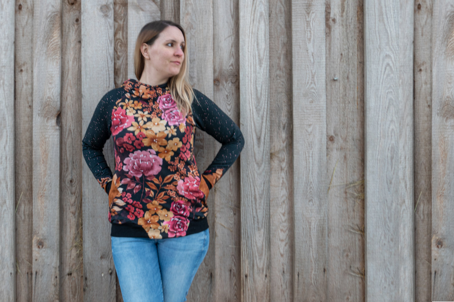 Popväska - Raglan Pulli, Hoodie, Shirt Gr. 30-48