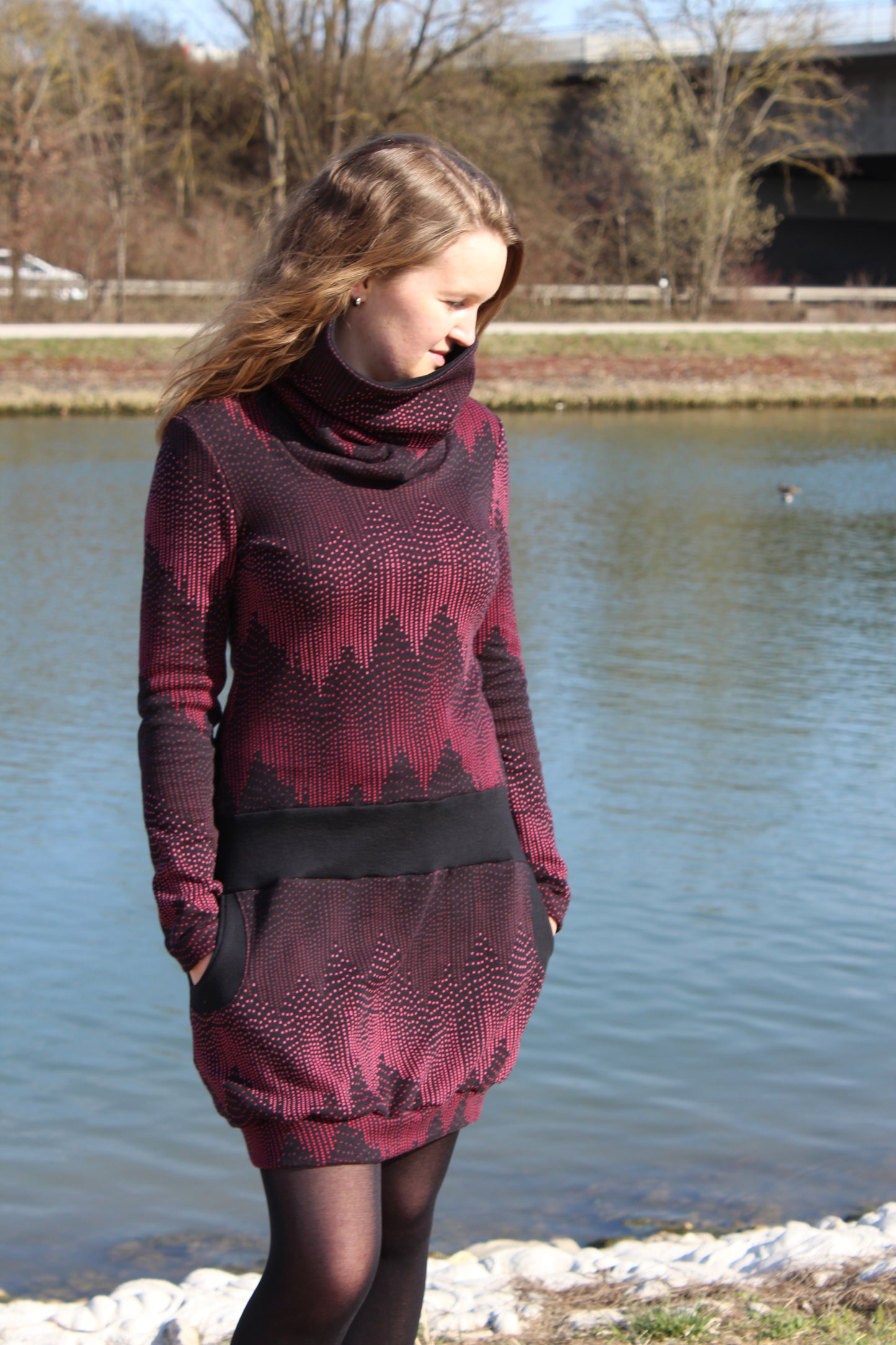 Vinterglädjen - Hoodiekleid, Hoodie, Rock Gr. 30-44