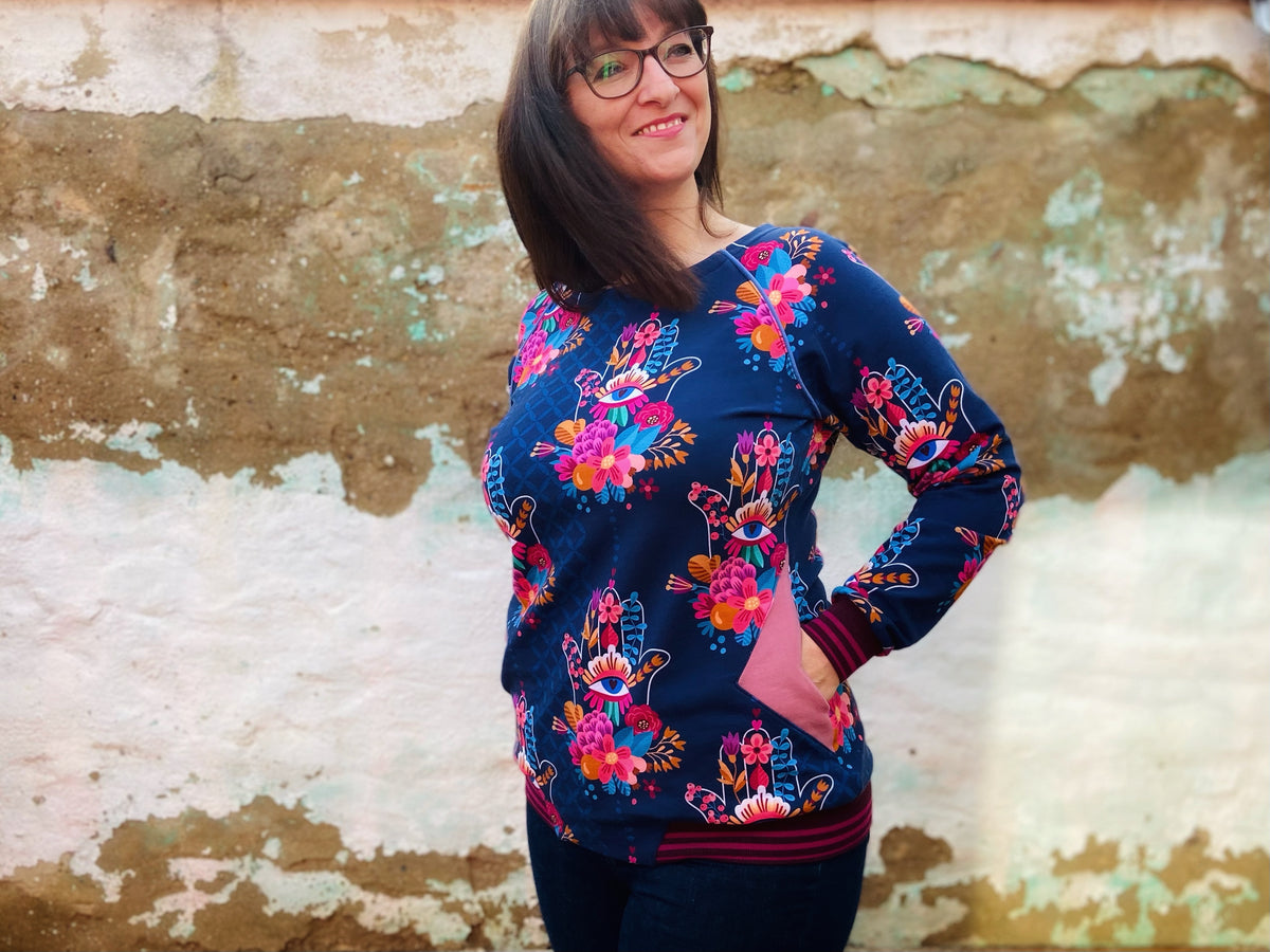 Popväska - Raglan Pulli, Hoodie, Shirt Gr. 30-48