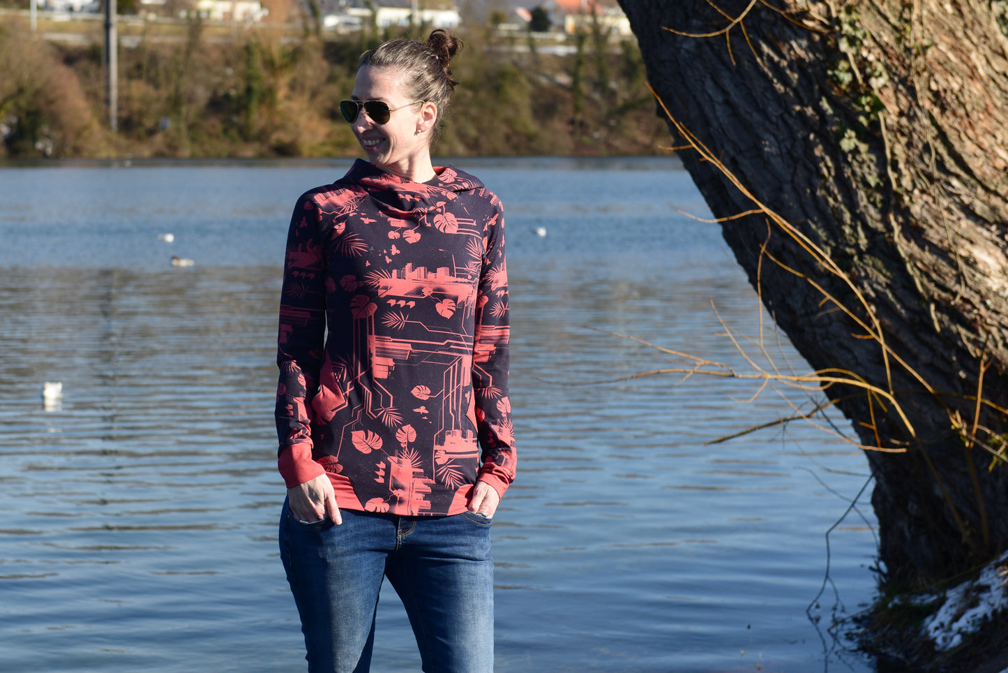 Popväska - Raglan Pulli, Hoodie, Shirt Gr. 30-48