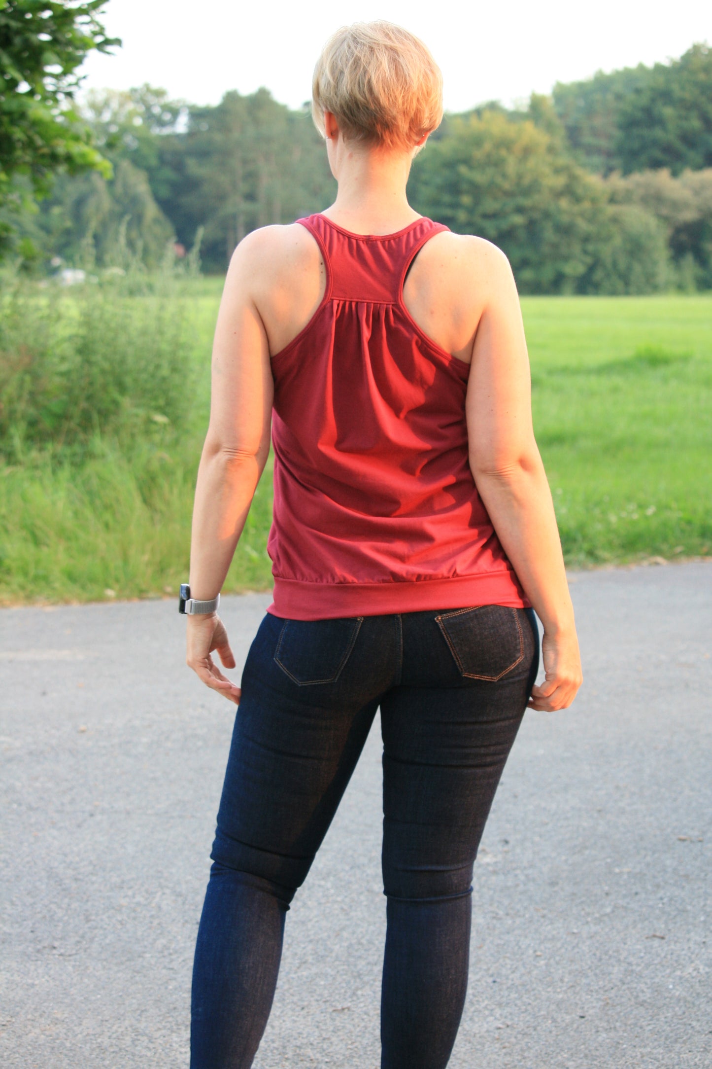 Stjärnfall - Top, Ballonkleid, Kleid mit Racerback Gr. 30-48