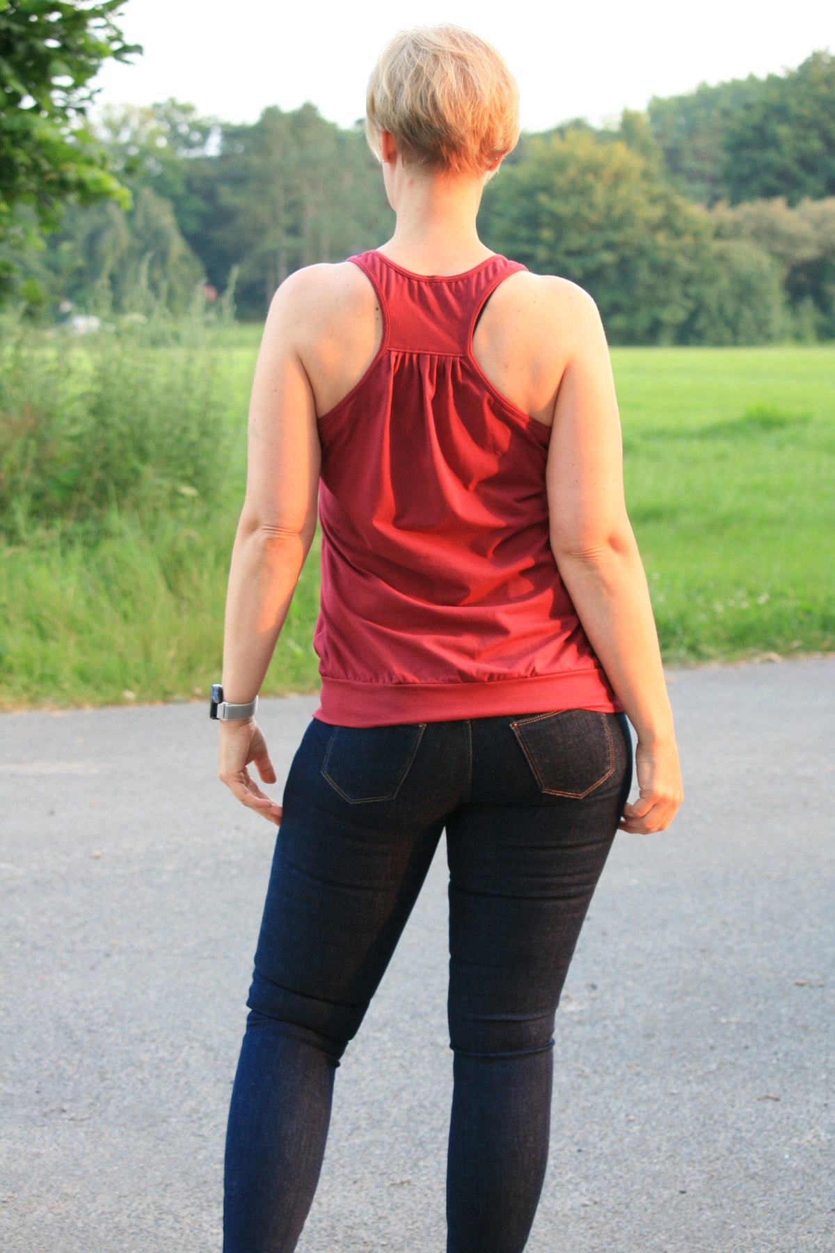 Stjärnfall - Top, Ballonkleid, Kleid mit Racerback Gr. 30-48
