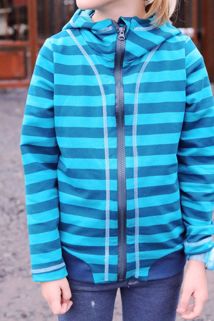 lilla Frostknöl - Kinder Sweatjacke Gr. 74-164