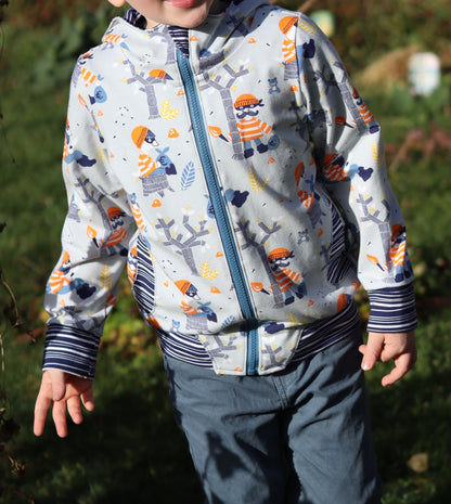 lilla Frostknöl - Kinder Sweatjacke Gr. 74-164