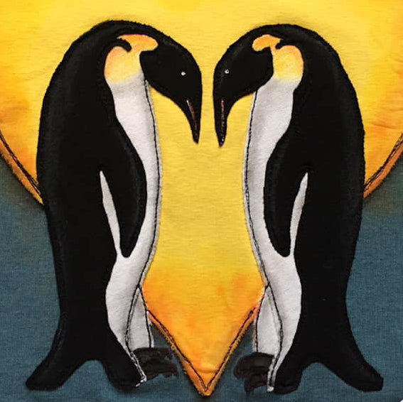 Applikationsvorlage Pinguinmama