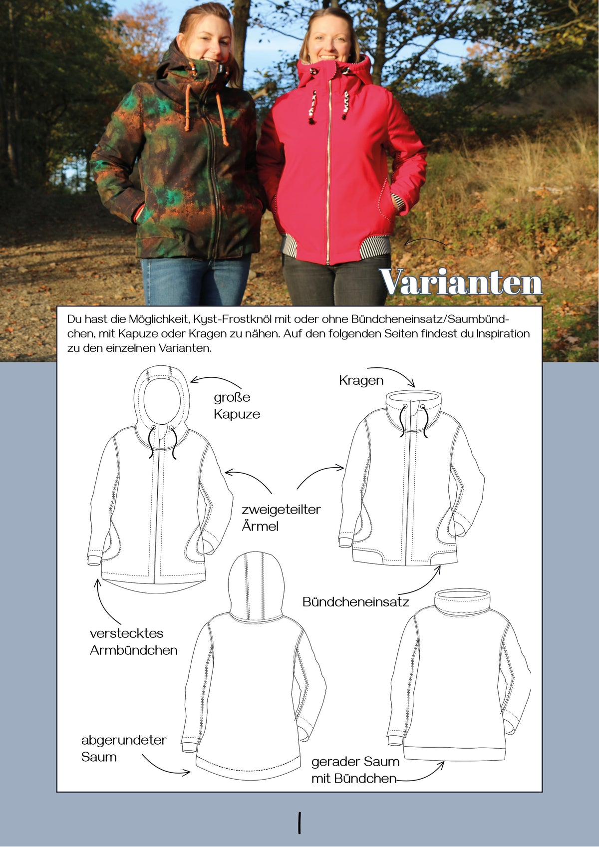 Kyst-Frostknöl - Übergangsjacke (Softshell, Wollwalk, Canvas) Gr. 30-50