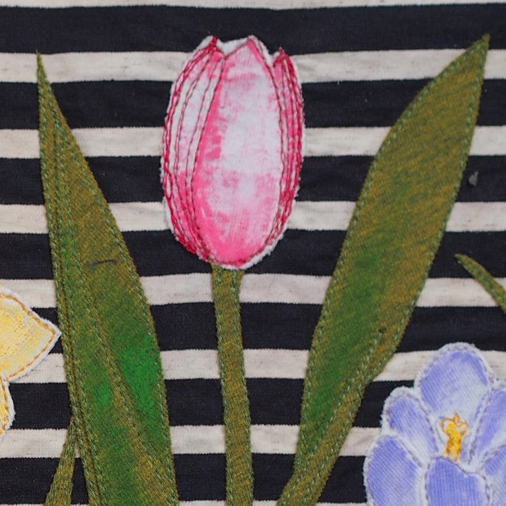 Applikationsvorlage Tulpen
